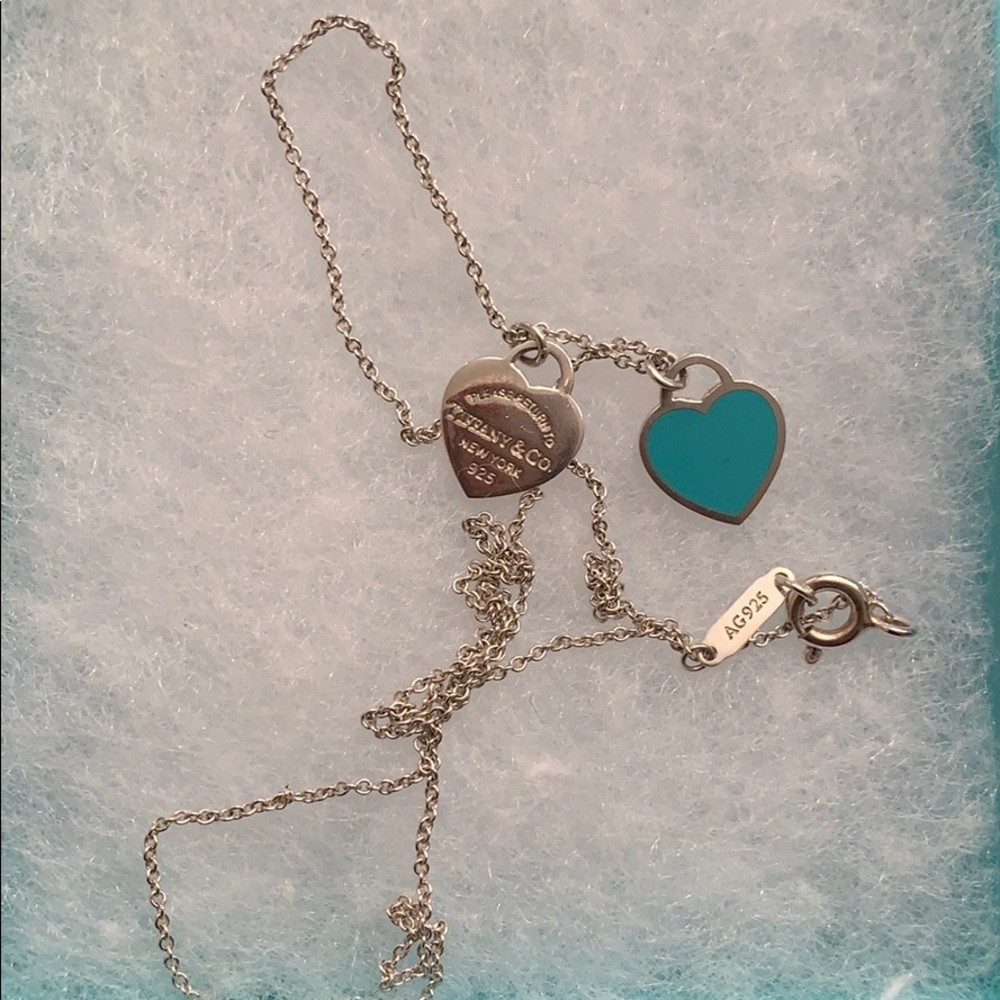 Tiffany mini heart necklace